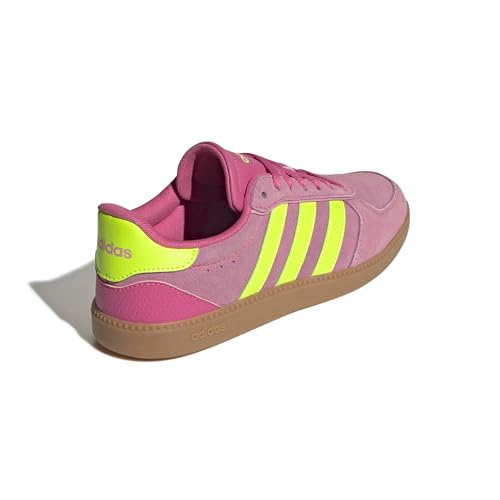 Image of adidas Womens Breaknet Sleek Suede Sports Shoes