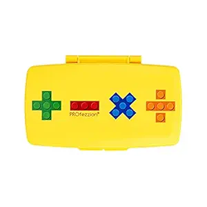 PROfezzion 36 Slots SD Card Holder Case for 12 SD /SDHC /SDXC Cards Storage Water-Resistant Protector Wallet for 24 Micro SD /TF Cards Organizer Memory Card Keeper Box (Yellow)