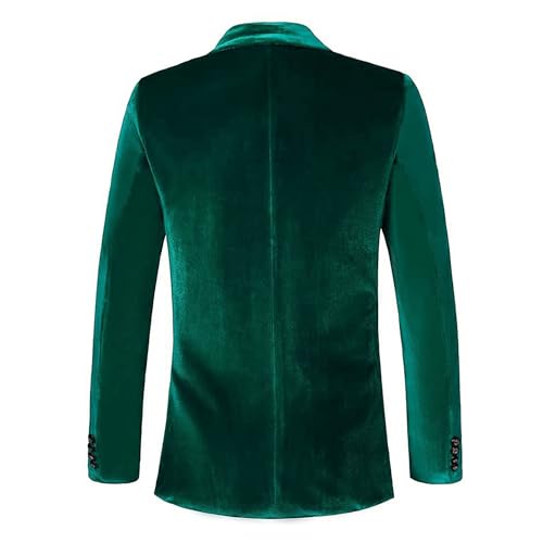 Men's Slim Fit Velvet Blazers Stylish Business Versatile Suit Jacket Casual Banquet Plus Size Sport Coat4