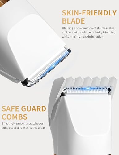 Lady Shavers for Women,Bikini Trimmer Women 3-in-1 Wet and Dry, Hair Trimmer for Women IPX7 Waterproof,Rechargeable Nose Hair Trimmer,Advanced Pain-Free Electric Razor for Body Legs Underarm - Image 3