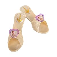 Rubie's Official Disney Frozen 2, Anna Jelly Shoes Onesize, Costume and Dress Up Roll Play Age 3+,Beige