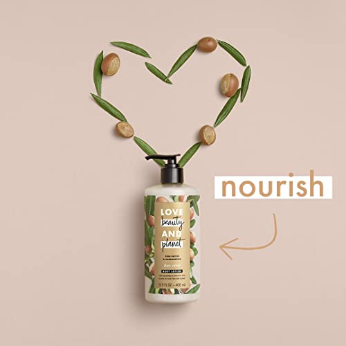 Love Beauty And Planet Shea Velvet Body Lotion For Nourished Skin Shea Butter & Sandalwood Natural Ingredients, Plant-Based Moisturizer, Vegan, Cruelty-Free 13.5 Oz #TOP3