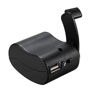 Hand Cranked Charger, USB Hand Crank Phone Charger Hand Power USB Charger for Outdoor Hiking Camping
