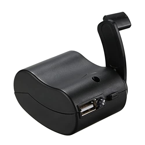 Hand Cranked Charger, USB Hand Crank Phone Charger Hand Power USB Charger for Outdoor Hiking Camping