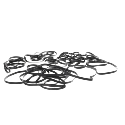 Courroies de cassette 4 mm caoutchouc noir réparation magnétophone maintenance