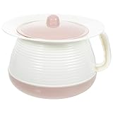 Chamber Pot Portable Toilet Spittoon Potty Urinal Urine Pots with Lid for Home Office Pregnant Women Elderly Children