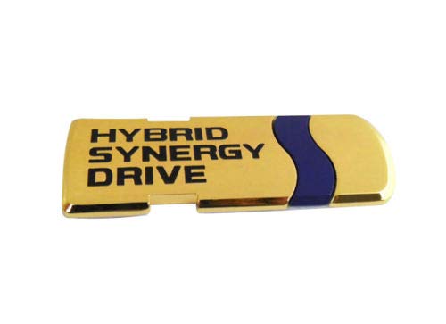 1 pegatina para coche con emblema de la serie Hybrid de Golden Drive Cover