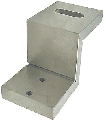 Caste Iron Z Type Angle Plate to Mount Mini Vertical Milling Slide for instant Milling Operation on Lathe Machine | Iron Body | Steel Tool | 2 x Counter Drills | Stud Bolts image 3