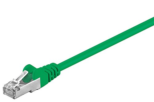 Goobay 60185 CAT 5e patchcable F/UTP green - CCA miniatura 1
