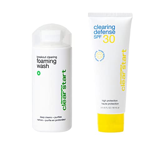 Dermalogica Clear Start Breakout Clearing Foaming Wash + Clearing Defense SPF30