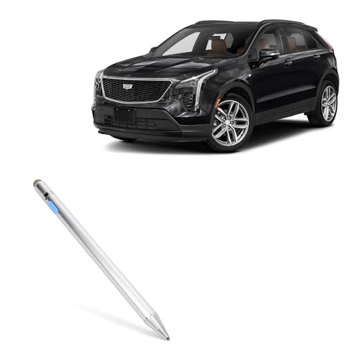 BoxWave Stylus Pen Compatible with Cadillac 2024 XT4 Display (33 in) - AccuPoint Active Stylus, Electronic Stylus with Ultra Fine Tip - Metallic Silver