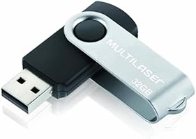 Pendrive Multilaser Twist 2.0 32gb Preto - PD589