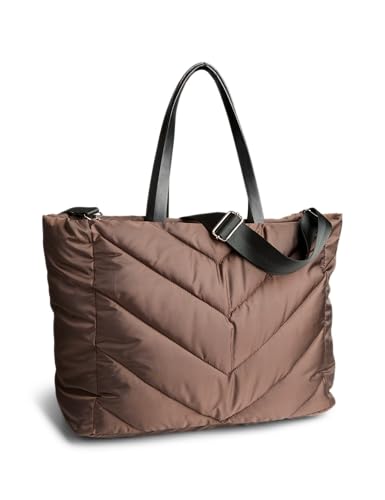 Sac cabas PIECES Pcjune Padding Shopper pour femme taille unique noir