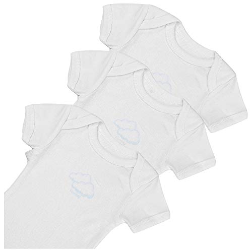 Image of Buyless Fashion Baby Boy Bodysuit in Assorted Styles with Short Or Long Sleeves in Cotton