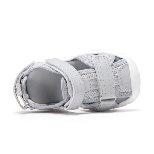 Image of BMCiTYBM Baby Boy Girl Closed Toe Summer Toddler Sandals Lightweight Shoes Infant Non-Slip First Walking Sneakers 6 9 12 18 24 Months 2-3 Years
