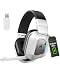 Faltbar Gaming Headset Wireless mit Mikrofon für PS5 PS4 PC Handy, 100-Hr