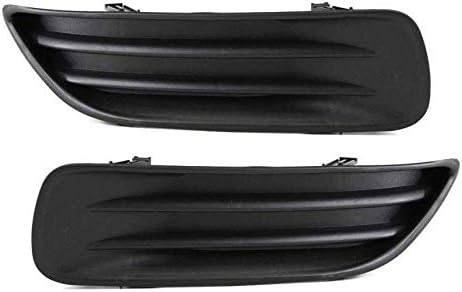Kit de capas para farol de neblina Parts N Go Corolla CE/LE 2003-2004 – Preto, lado esquerdo e direito, 2 unidades