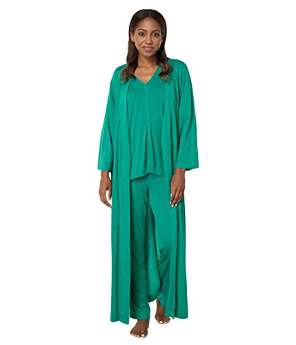 Image of Natori Shangri La Long Robe with Kimono Sleeves, Bathrobe for Women