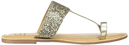 Image of Carlton London Women's Gold Fashion Sandals