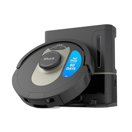 Shark AV2501AE AI Robot Vacuum with XL HEPA Self-Empty Base, Bagless, 60-Day Capacity, LIDAR...