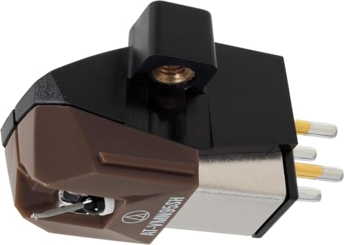 Cápsula AT-VM95SH con aguja Shibata Audio-Technica marrón de excelente respuesta en frecuencia