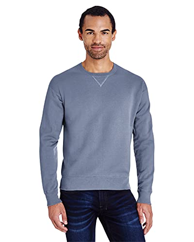Image of Garment-Dyed Crewneck Sweatshirt by ComfortWash by Hanes