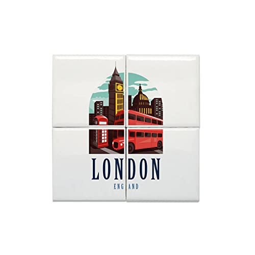 Carreaux céramique décoratif London 40x40 cm pour crédence de cuisine et fresque murale Big Ben
