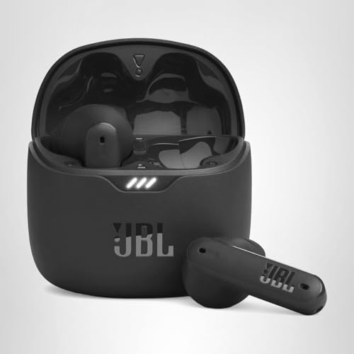 JBL Tune Flex – True Wireless Noise Cancelling Earbuds (Black), Small