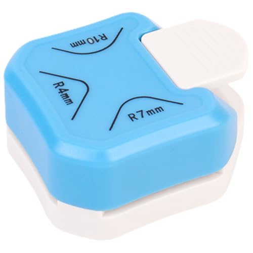 Perforadora de esquinas de alta precision con cuerpo de ABS compacto