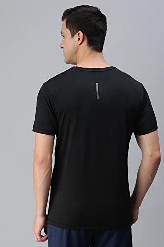 Image of Macroman M-Series Active Tee for Men in Ultra-Light Polyester Mesh, Sweat-Wicking & UV-Protected Full Sleeve T-Shirt for Performance & Style