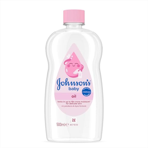 Image of Johnson's Baby Oil (500ml, Pink)