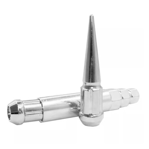 Image of 4.4 inch Spike Lug Nuts (24, Chrome, 9 /16 inch-18)