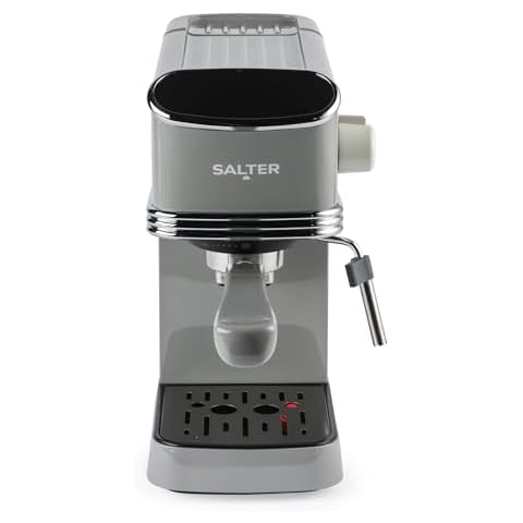 Salter Retro Espresso Machine with Frother Cover