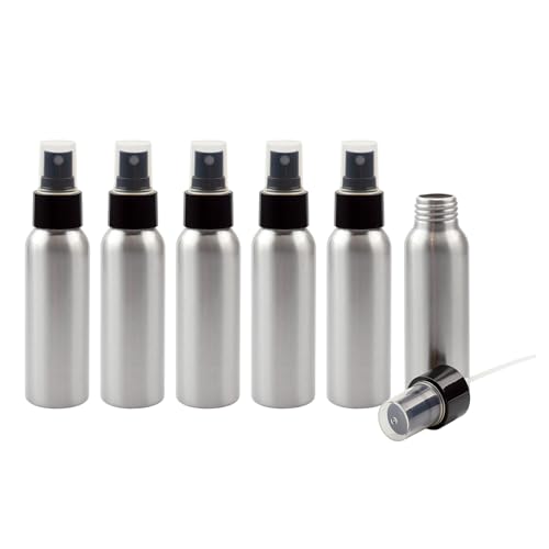 Cornucopia Brands 2-Ounce Aluminum Fine Mist Spray Bottles