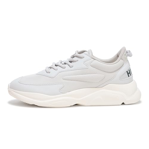 Image of Hugo Men's Running Style Sneakers with Thick Rubber Sole
