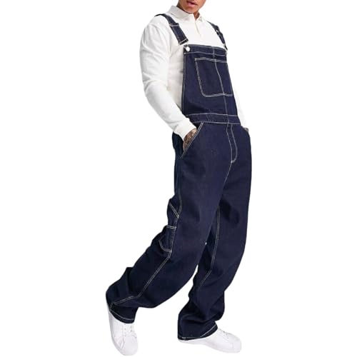Vetement De Travail Homme Mode Homme Vêtements De Sécurité Cotte De Travail Denim Bretelles Pantalon De Travail Vêtements De Travail Hiver Tenue De Travail...