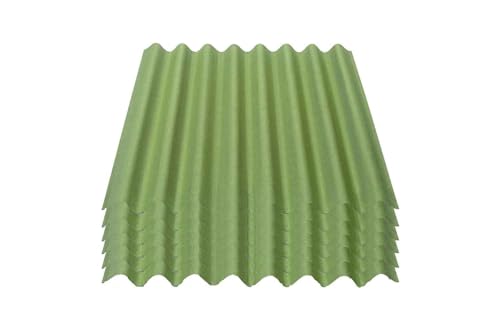 Onduline Easyline Dachplatte Wandplatte Bitumenwellplatten Wellplatte 6x0,76m² - grün