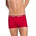 Produktbild Tommy Hilfiger Herren 3p Trunk Sport Shorts, Weiß (White/Tango Red/Peacoat 611), XL / 54 (3er Pack)