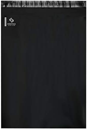 KKBESTPACK 100 Large Poly Mailers 10x13 Shipping Bags for Small Business – Self Sealing Package Envelopes Black