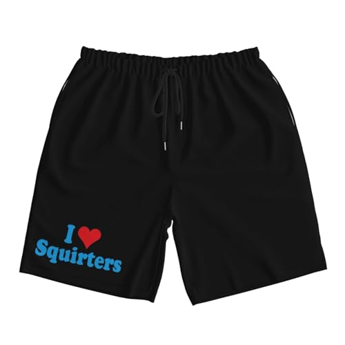 I Love SQUIRTERS Men's Quick-Dry Board Shorts 7