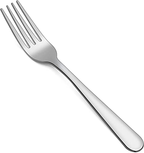 Juego de 36 tenedores de acero inoxidable, tenedores de mesa, tenedores de mesa de acero inoxidable, juego de 36 tenedores de cubiertos de pulido, apto para lavavajillas (6.7 pulgadas, 17 cm) Cover