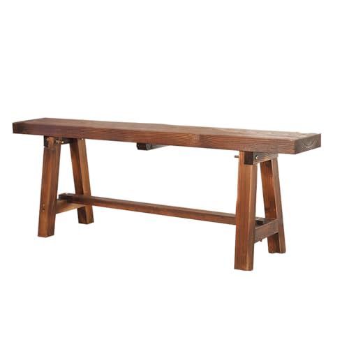 Banc de salle à manger moderne en bois d'entrée intérieur et extérieur abrité
