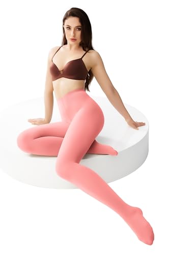 Image of leg elegant Women's 80 Den Microfiber Soft Opaque Tights Pantyhose