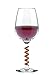 Stem Spring: Set of 6 Multicolored coil shaped Silicone Wine Glass Marker Charms by True Zoo