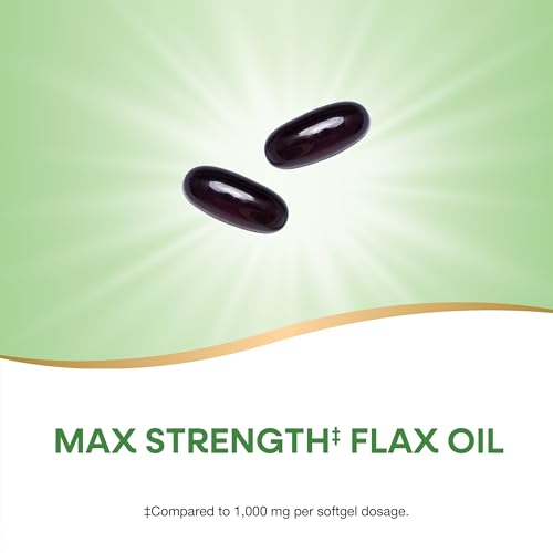 Nature's Way Premium Flax Oil, 52% ALA, Cold Pressed, 200 ct - image 3