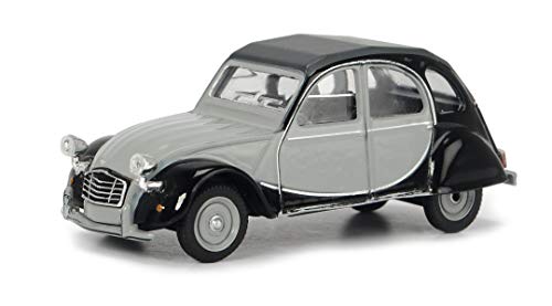 Schuco Citroen 2CV Charleston, Modellauto, Maßstab 1:64, grau/schwarz