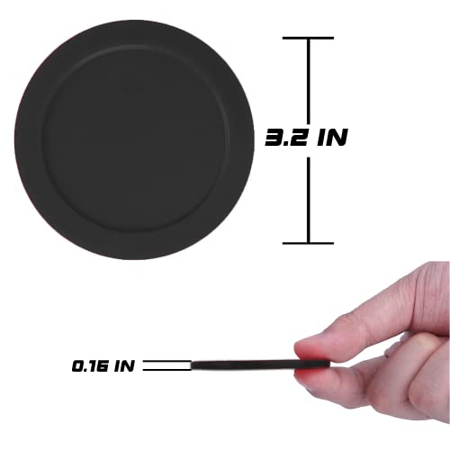 4-Pack 3.25-Inch Air Hockey Pucks - Professional, Durable Pucks for Large Tables - Compatible with Standard Pushers and Goals - Best Air Hockey Accessories for Fun and Entertainment by INSCOOL
