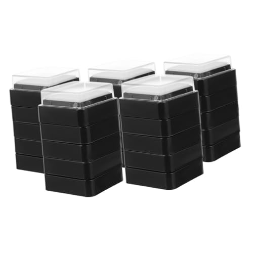 HEALSOPTHY 25個 空印台 指絵インクパッド 手作り用多機能スタンプパッド 学校 オフィス用 家指紋アート対応 軽量ポータブル 素材