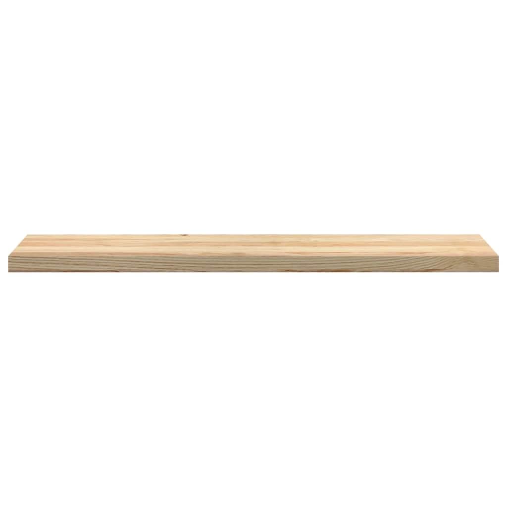 Gecheer Davanzali 2 pz Non Trattati 120x30x2cm Legno Massello di Rovere