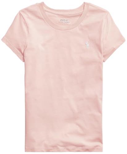Polo Ralph Lauren Girls Crewneck T-Shirt, Rl Hint of Pink, S